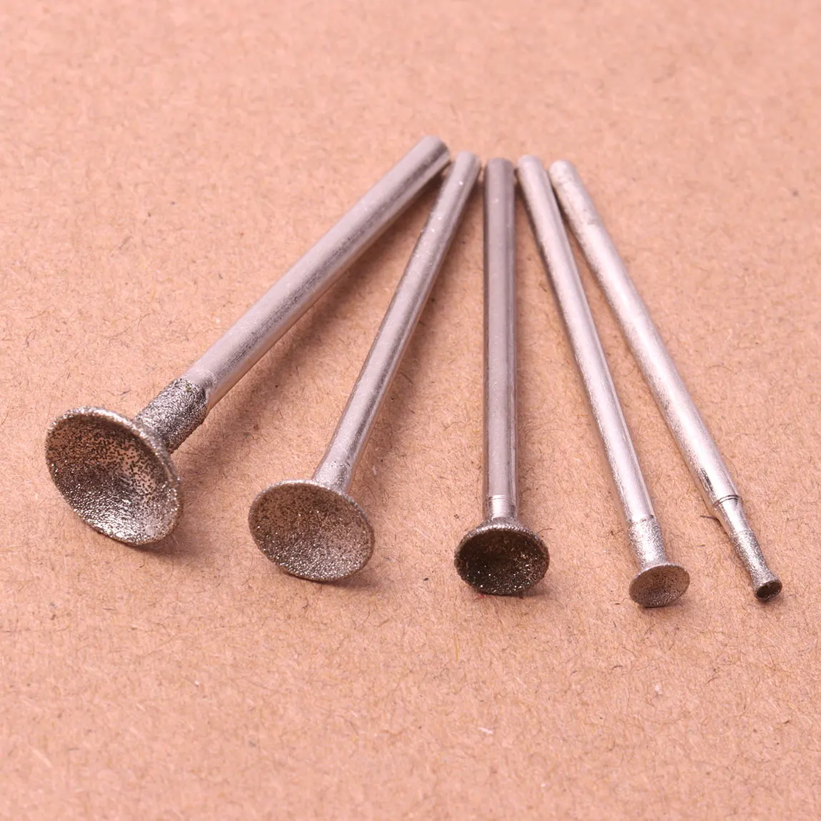 20Pcs Diamond Abrasive Burr Grinding Bits Abrasive Head for Stone Jade Carving Polishing Engraving Tools Dremel Accesories
