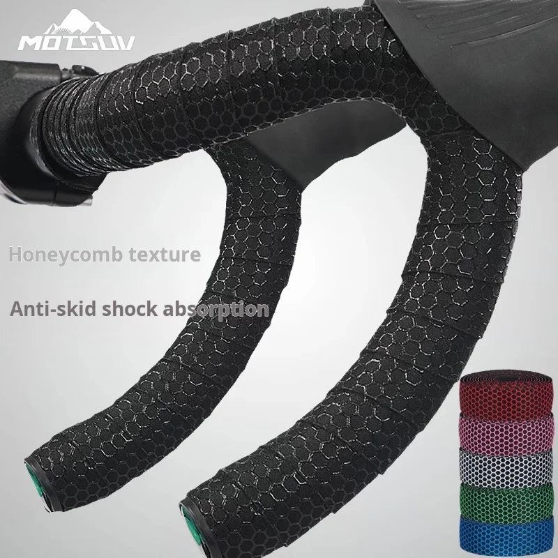 MOTSUV EVA Handlebar Tape Cushioned Comfort Bike Color Strap Anti-Vibration Damping PU Cycling Wrap Bike Accessories bicycle handlebar strap,bike handlebar tape,bike accessory