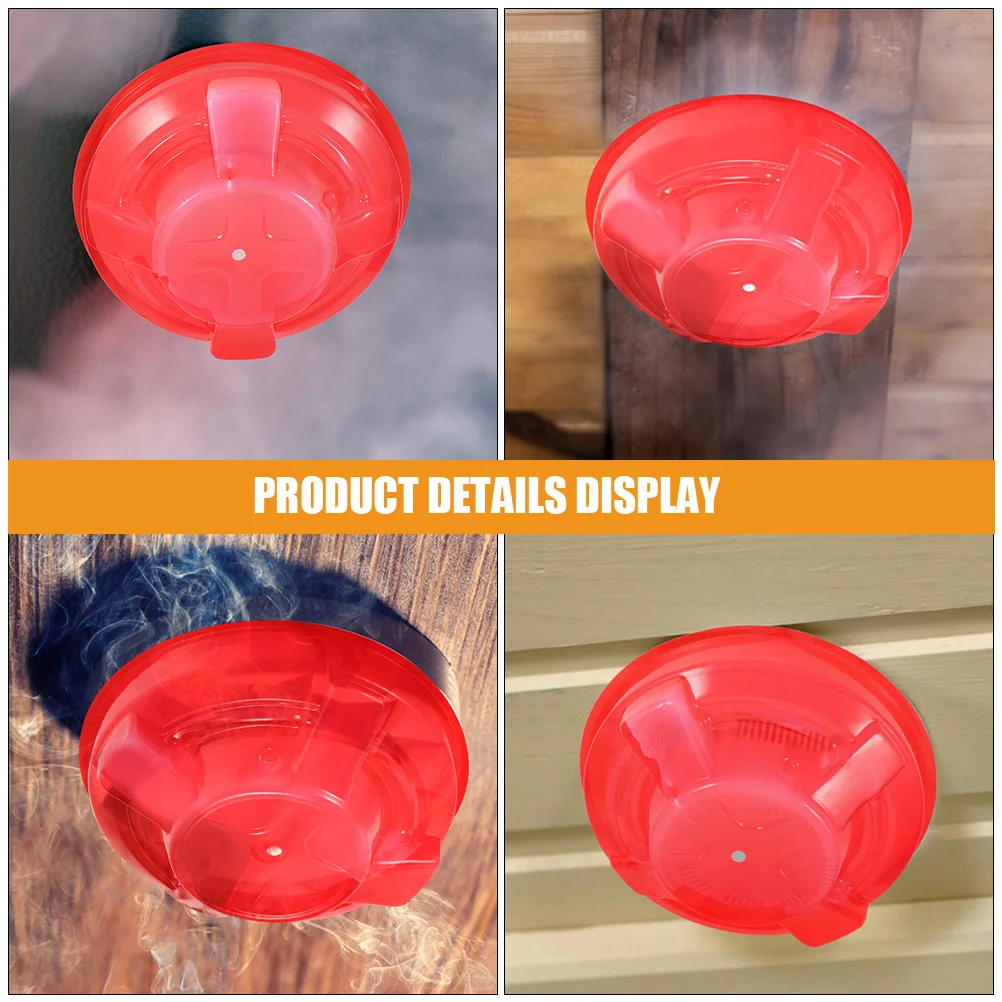 2 Pcs Smoke Dust Cover Protector for Kitchen Baking Fryer Plastic Smokes Alarm Cover Extends Lifespan Prevents Dust