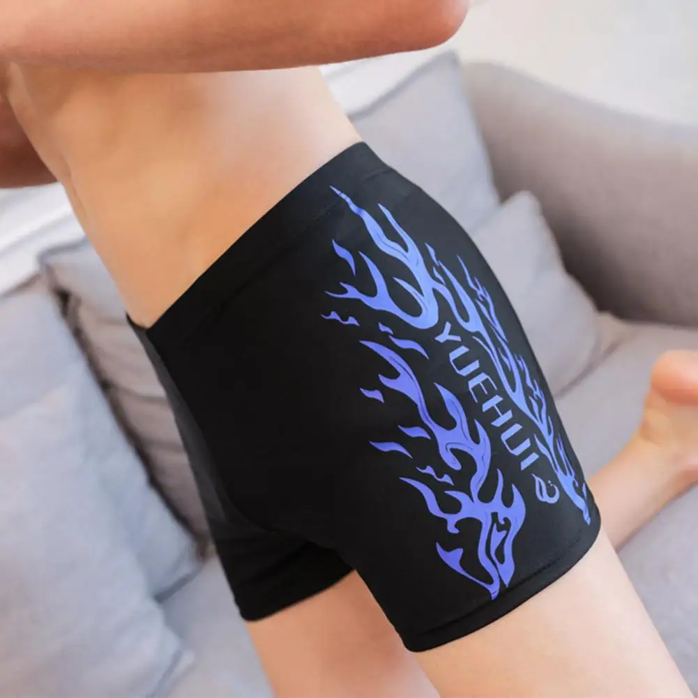 Men Swimming Shorts Quick Dry Men's Swimming Trunks Soft Breathable Beach Shorts for Hot Spring Slim Fit Plus Size Printed