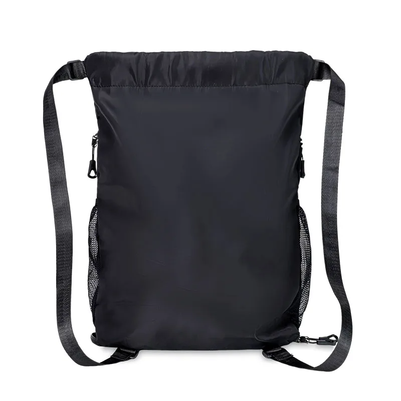 휴대용 Drawstring 가방 방수 체육관 야외 스포츠 배낭 여자 여자 소년 학교 가방 여행 수영 피트니스 하이킹 가방