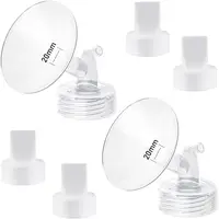 Flange and Duckbill Valve Compatible with Spectra S1/S2/9Plus Breast Pump, Spectra Pump Parts  Accessories Replacement 1