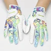 1 Pair(2Pcs) Anti-slip Golf Gloves Women's Left and Right Hand Soft Breathable Pure Sheepskin Gloves for Lady Female 18/19/20/21 1