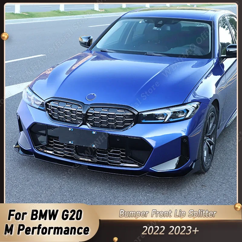 Front stoßstange Lippen splitter Luft damm Deflektor Verkleidung für BMW G20  G21 3er 330i 320d m340i Touring Xdrive Tuning Zubehör - AliExpress