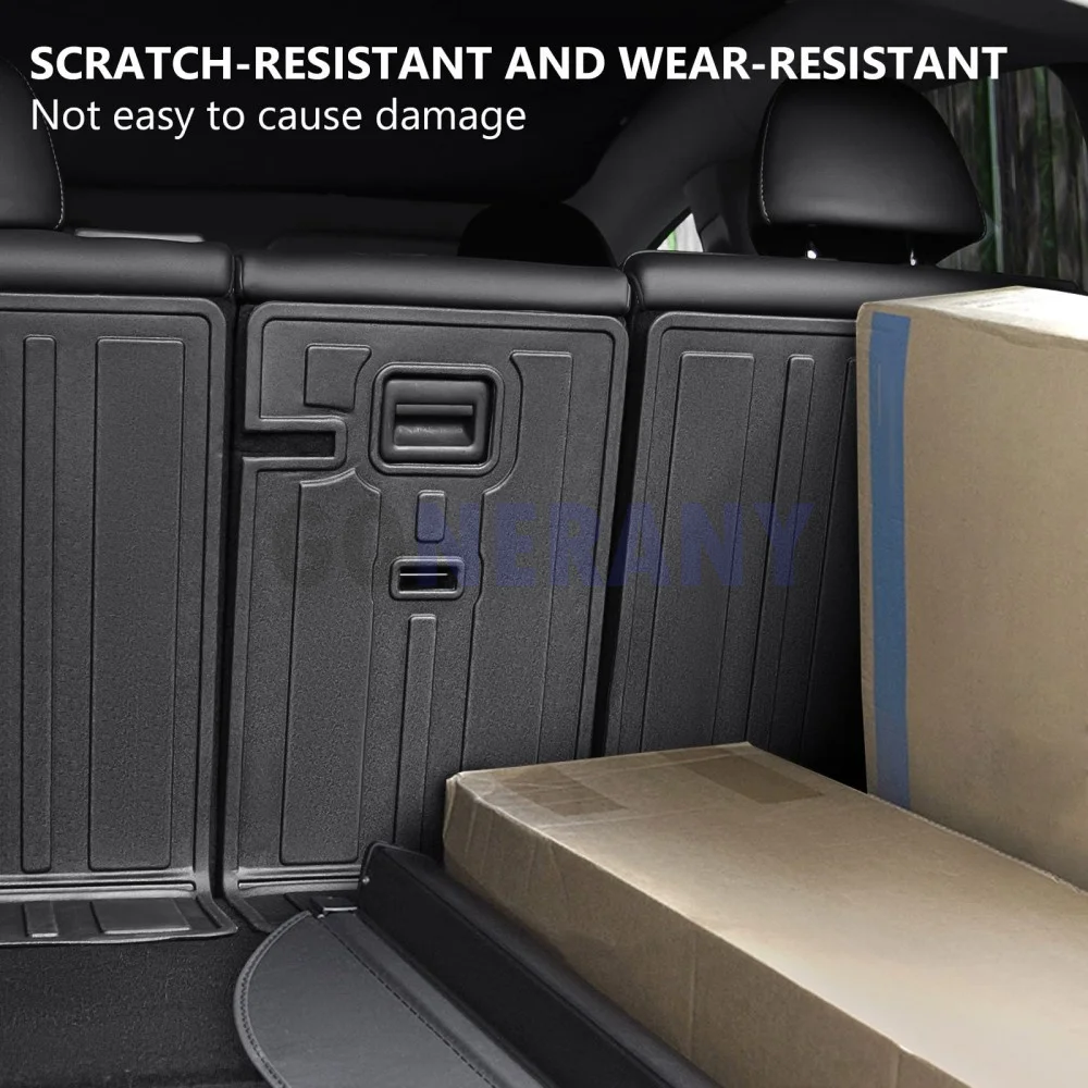 For Tesla Model Y Trunk Mat Cargo Mat Cargo Liner for-Tesla Model Y Accessories (Rear Trunk Backrest for 5 Seats)