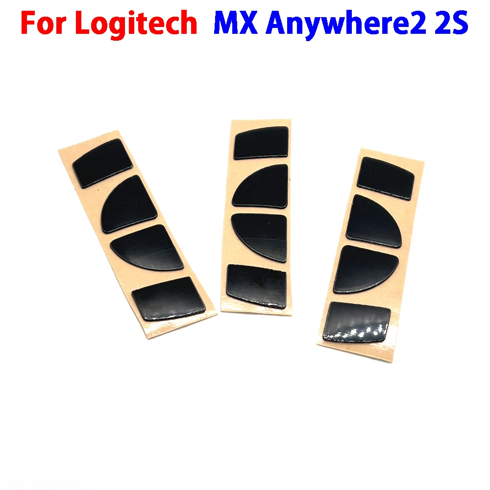 

Hot sale 100set Mouse Feet Skates Pads For Logitech MX Anywhere2 2S wireless Mouse White Black Anti skid sticker Connector