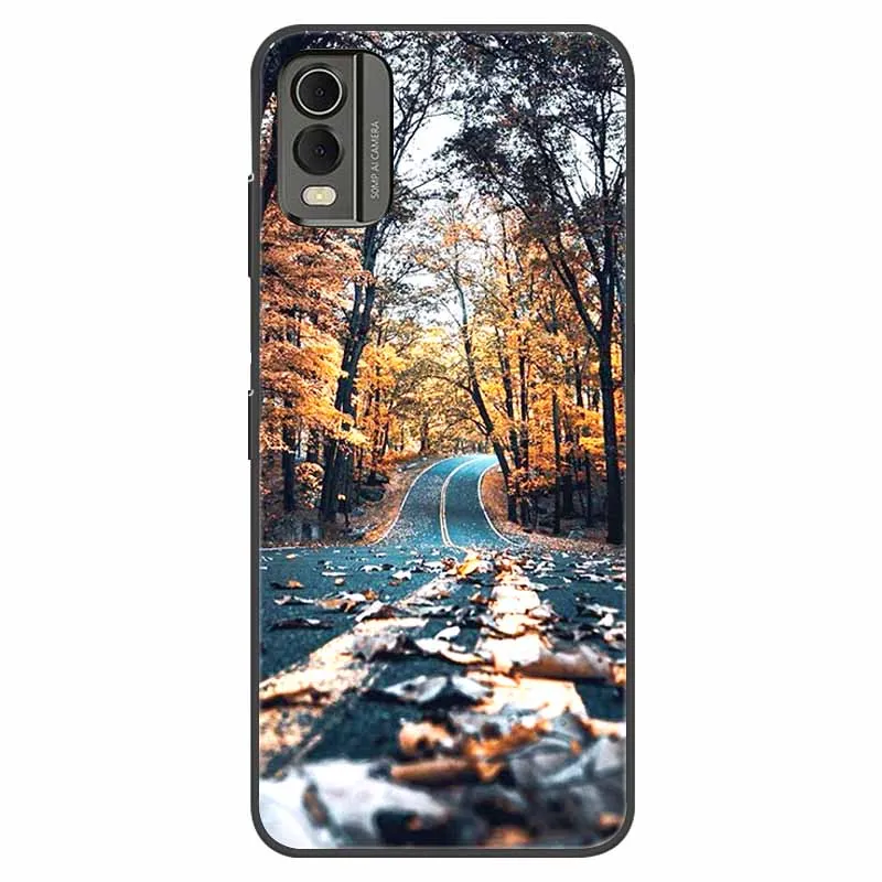 Shockproof Soft Silicone TPU Back Cover with Cute Cartoon Design