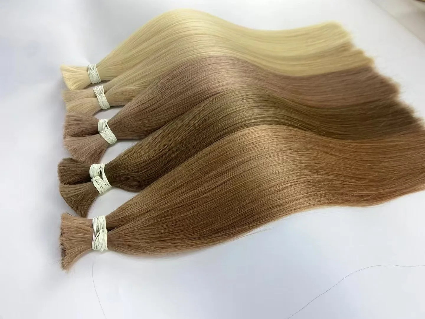 Human Hair Bulk No Weft Vietnamese Hair Virgin Remy Straight Bulk 12-30inch 100g Real Natural Extension Grey 99j