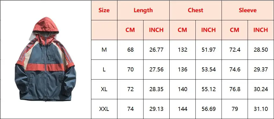 Giacca causale da uomo High Street Hip Hop Colorblock Patchwork Felpa con cappuccio allentata Stile Haruku Cappotto unisex con cerniera Inverno893_voghion.com