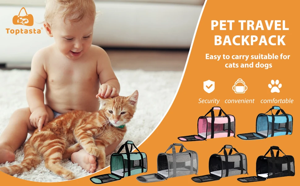 toptasta cat pet carriers bag