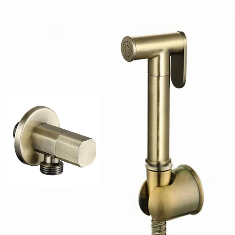 Antiek Brons Messing Plated Bidet Douche Toilet Sproeier Kit met Beugel en Slang China Antiek Brons Messing Plated Bidet Douche Toilet Sproeier Kit met Beugel en Slang China