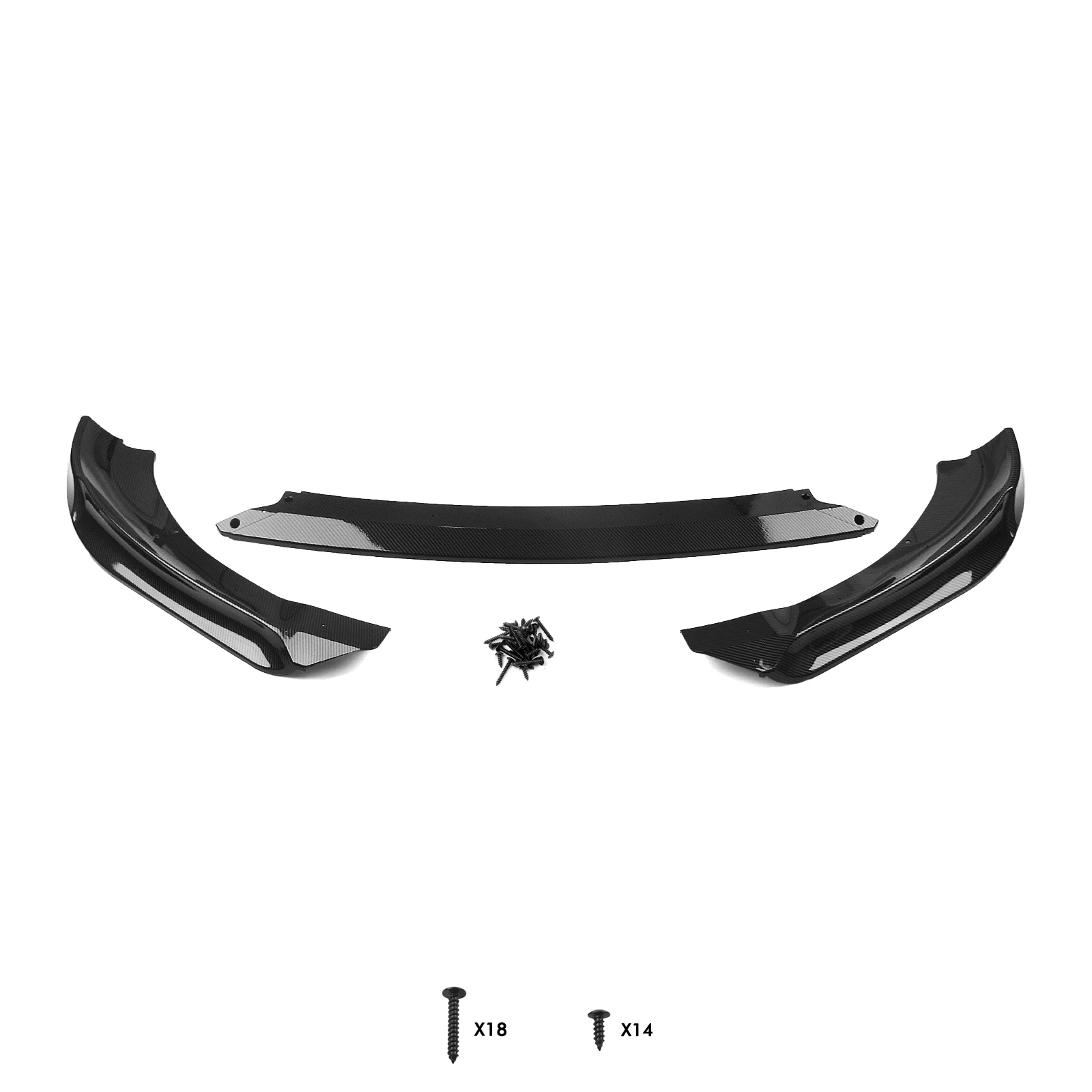 Car Accessories Car Bumper Guards For Hyundai Genesis Coupe 2 Door 2013- Front Bumper Spoiler Lip Carbon Fiber Look/Gloss/Matte Black Lower Splitter Protector