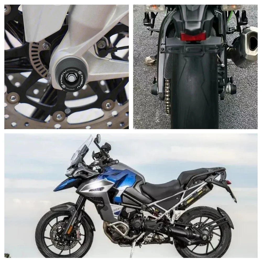 Moto Forcella Posteriore Swingarm Crash Protector Per Triumph Tiger 1200 Gt Pro Explorer / Tiger 1200 Rally Pro Explorer 2022-2023