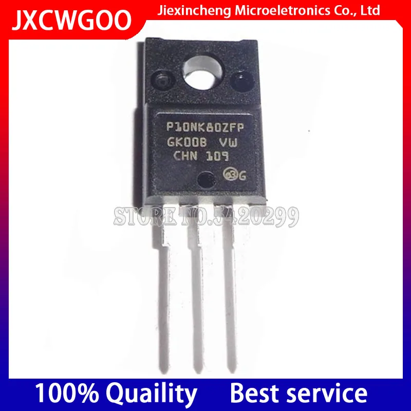 

STP10NK80ZFP TP10NK80ZFP TO220F MOSFET N-CH 800V 9A 10 шт./лот