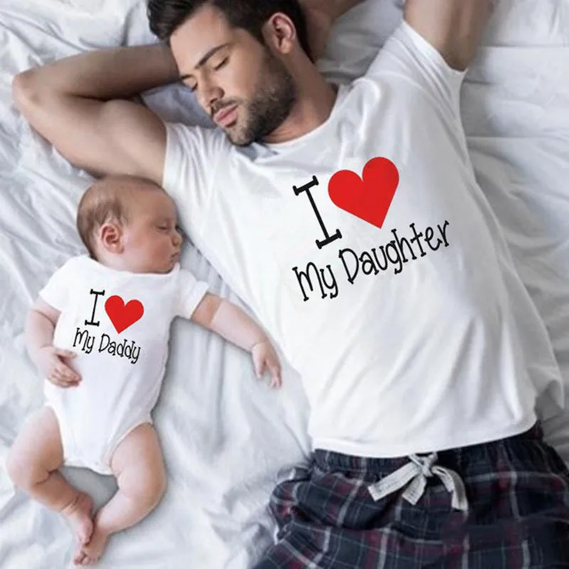 Gift for Him Gifts for Dad Biggie and Smalls Shirt Father Daughter Matching Shirts Father and Son Funny Print Shirts Family Tops 6