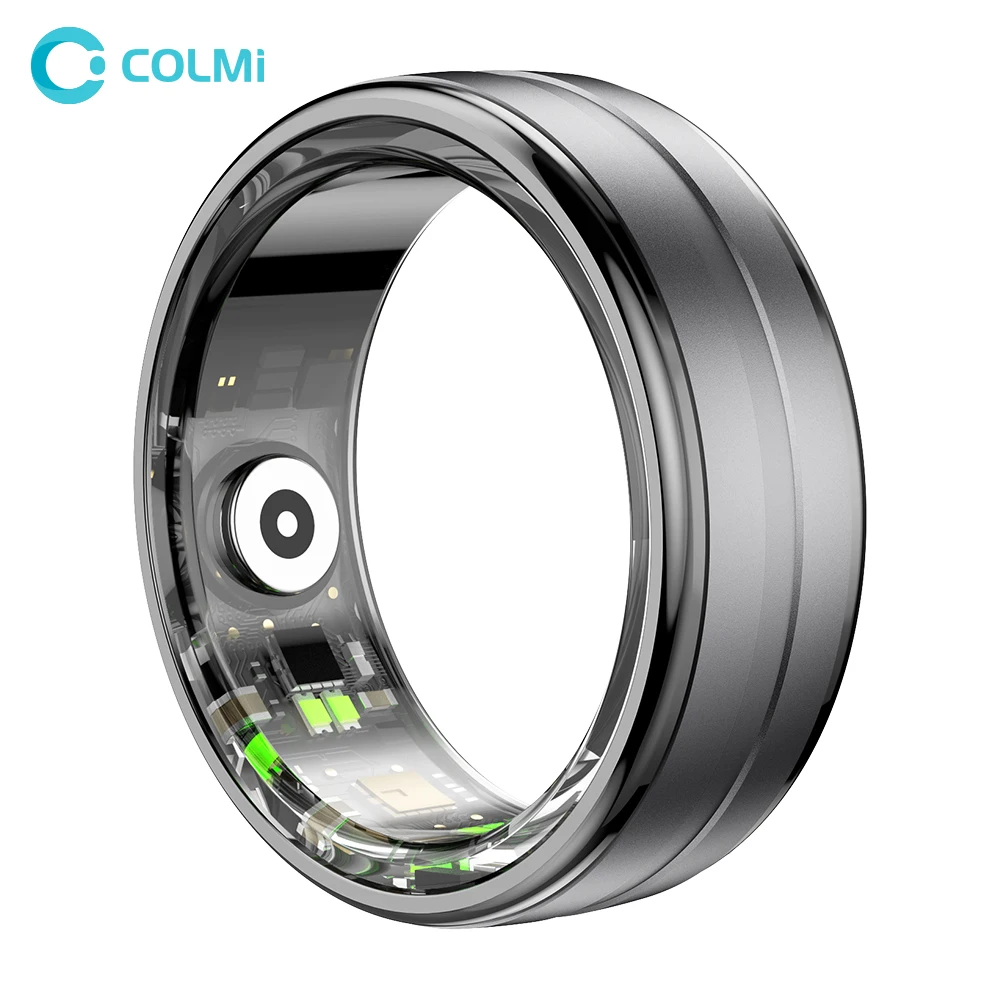 Bague Connectée Smart Ring IP68 - Moniteur De Fréquence Cardiaque, Suivi Sommeil, Podomètre - Compatible Android/iOS