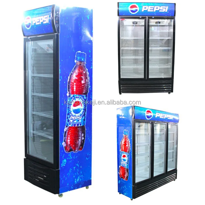 New Type Commercial Single Glass Door showcase Refrigerators