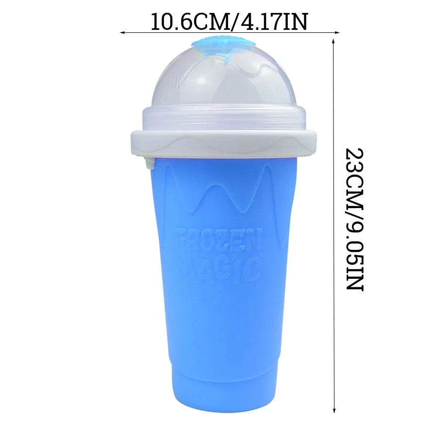 Summer Squeeze Homemade Juice Water Bottle Quick-Frozen Smoothie Sand Cup Pinch Fast Cooling Magic Ice Cream
