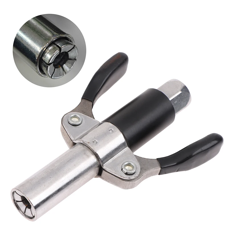 

Double Handle Grease Gun Coupler 12000 PSI High Pressure Grease Nozzle Oil Pump Car Syringe Lubricant Tip Repair Accessories