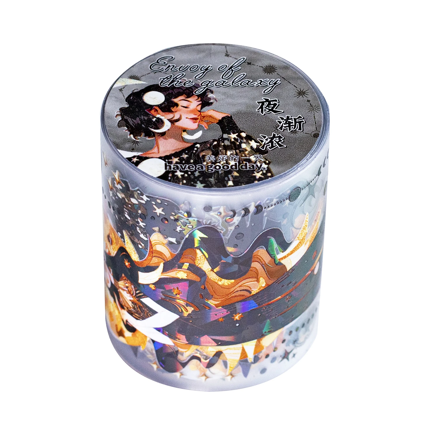 50mm*200cm 은하계의 특사 시리즈 캐릭터 소재 PET 테이프 크리 에이 티브 DIY 저널 콜라주 스크랩북 편지지