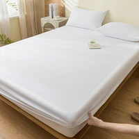 Waterproof Fitted Sheet Bed Cover Mattress Protector for Single Double King Queen Size Bed Adjustable Non-slip Bedspreads Sheets 5