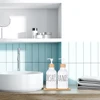 White Hand Soap and Dish Soap Dispenser with Pump Soap Bottle for Farmhouse Kitchen Counter Bathroom Decor Organization 500ml 2
