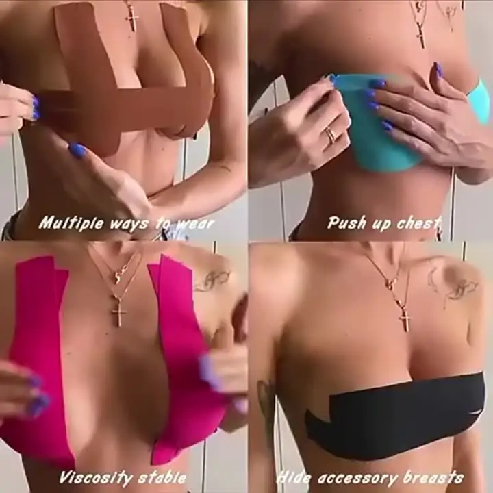 PAQIN Невидимый самоклеющийся бюстгальтер push-up