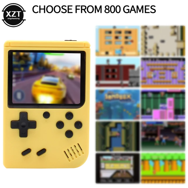 800 In 1 Games Handheld Portable Retro Video Console Game Players Boy 8 Bit  3.0 Inch Color Lcd Screen Gameboy 