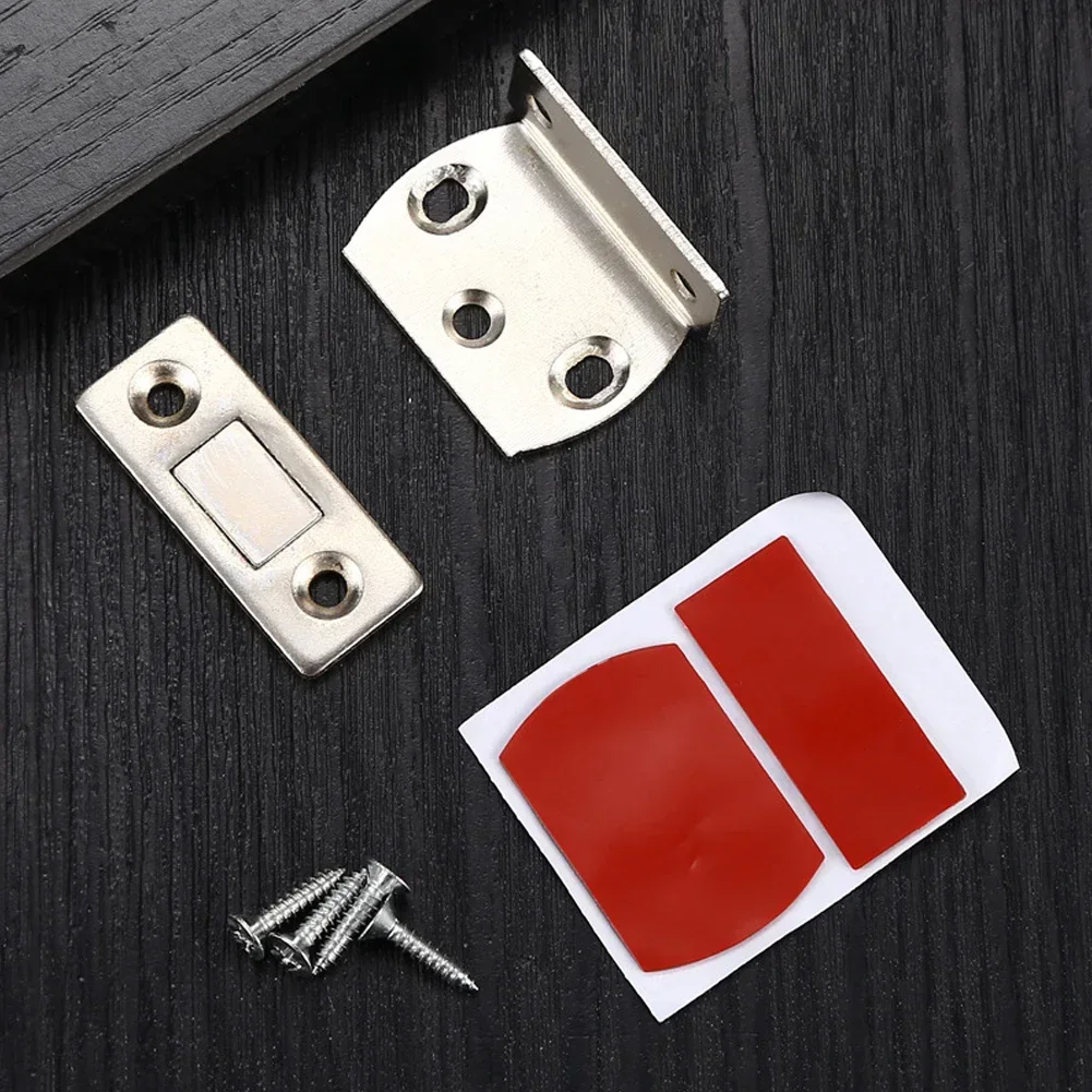 Reliable Magnetic Catch for Wardrobe, Thick Manganese Steel Material, Provides Reliable Security for Your Belongings