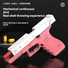 G18 Toy Gun Soft Bullet Shell Ejecting Gun Toy Alloy M1911 Colt Pistol Handgun Manual Airsoft for Adult Boy Shooting OutdoorGame 2