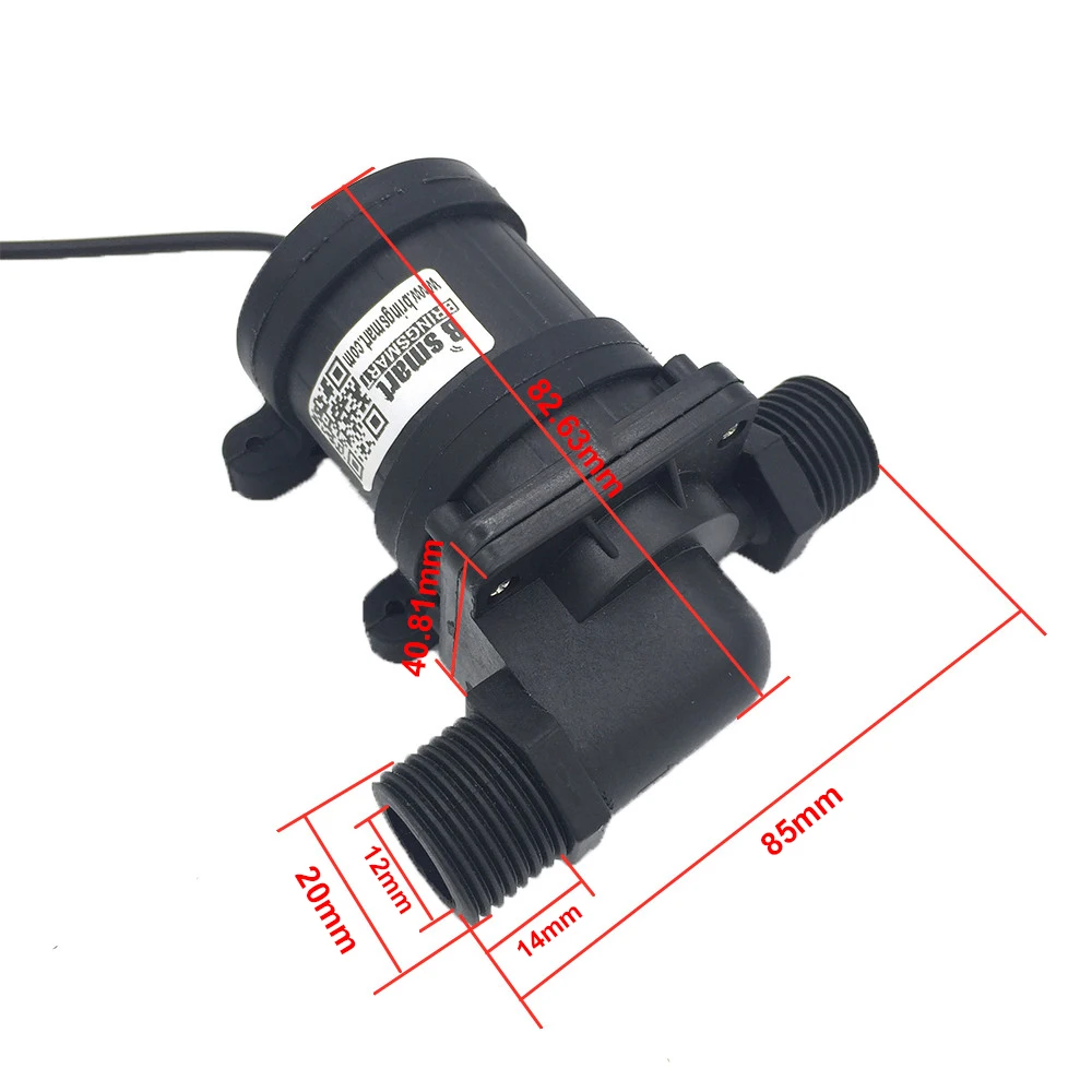 SR800DX 12V 24V Mini Fountain Water Pump Fish Tank Landscape 600L/H 1150L/H Large Flow Rate Water Booster 3.5-7M Solar Aquarium