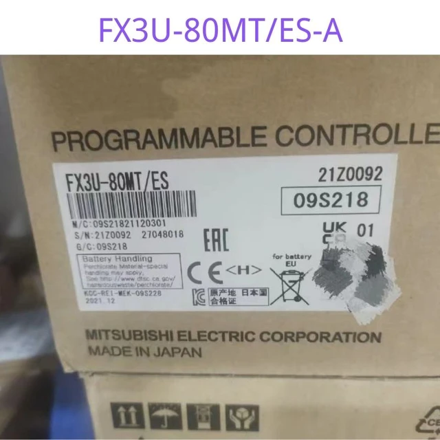 FX3U-80MT/ES-A新しいオリジナルのplcモジュールfx3u 80mt es a AliExpress