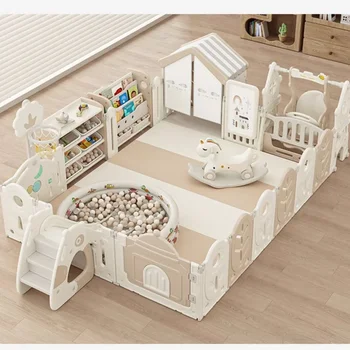 울타리 보호 울타리 아기 게임 아기 실내 가정 어린이 그라운드 안전 크롤링 패드 놀이공원