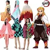 Demon Slayer Plaid Blanket Anime Kimetsu No Yaiba Cosplay Prop Shinobu Custom Women Pajamas Adult Bathrobe Shawl Gown Homewear 1