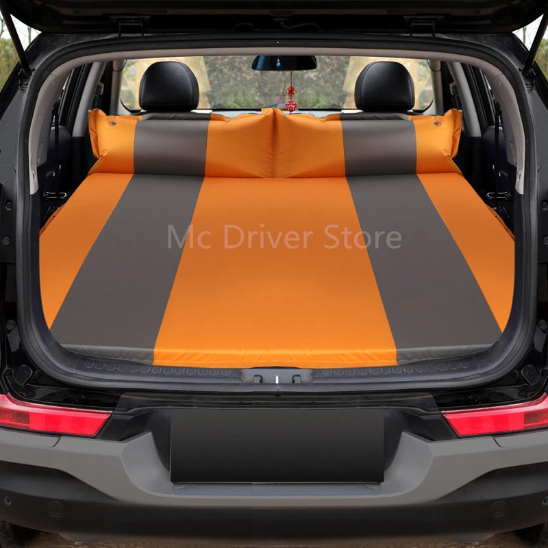 Outdoor Camping Inflatable Tent Mat Mummy Pads with Pillow Air Mattress Utralight Camping Mat Car Travel Bed Moisture-proof Pad