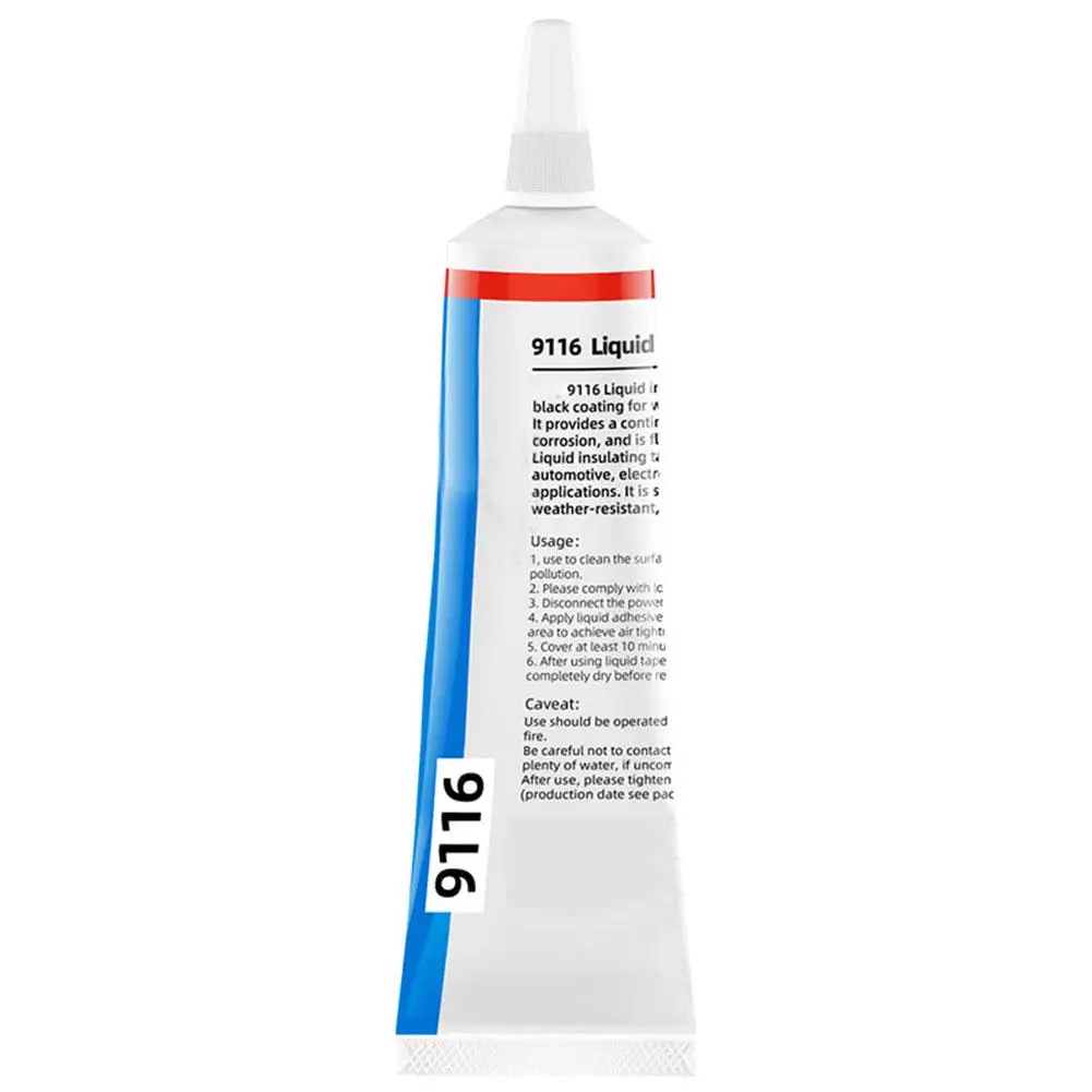 15/60ml Liquid Insulation Tape Waterproof Strong High-temperature Repair Sealing Insulating Glue Resistant Glue Cable Wire F1N8 liquid glue,waterproof sealant,sealant paste