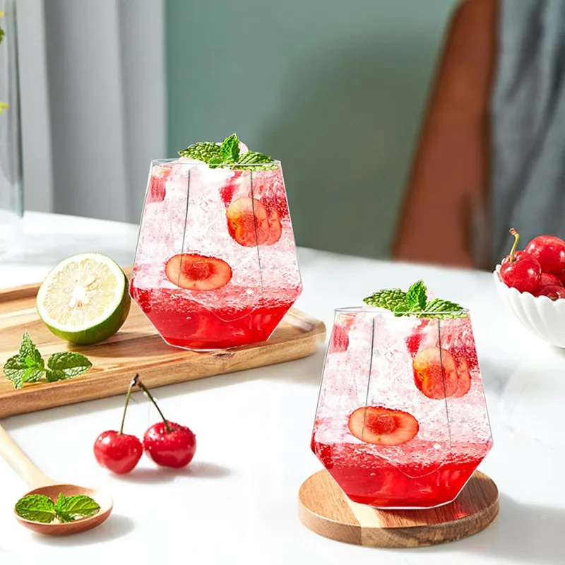 Bicchieri da vino per matrimoni da 360 ml Bicchieri da cocktail trasparenti Party Bar Club Strumenti per bere Tazza da tè e caffè 3