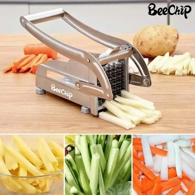 Best French Fry Cutter Sweet Potatoes  Stainless Steel Potato Chip Slicer  - Potato - Aliexpress