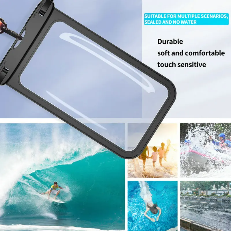 Universal Waterproof Phone Case with Touchscreen Accessibility