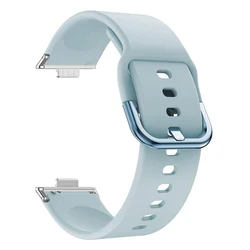 Silicone Sport Strap with Color Buckle - Replacement Band Bracelet for Huawei Fit 3 (2)