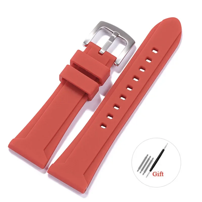 Premium Silicone Sports Watch Strap – Vibrant Multicolor Collection