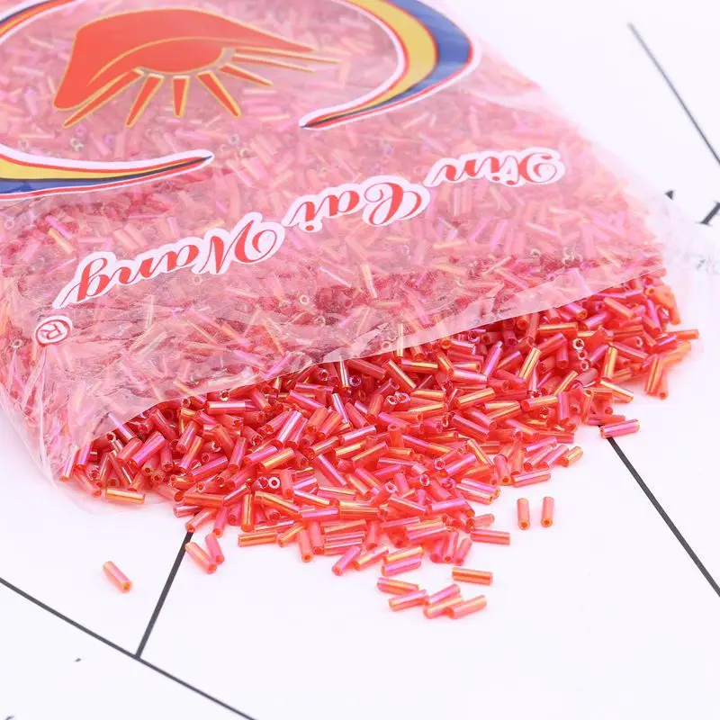 장 AB 유리 비즈, 바느질 작업 비즈 진주, 공예 의류 액세서리, 느슨한 비즈 Perles Rocailles, 450g, 2*6mm