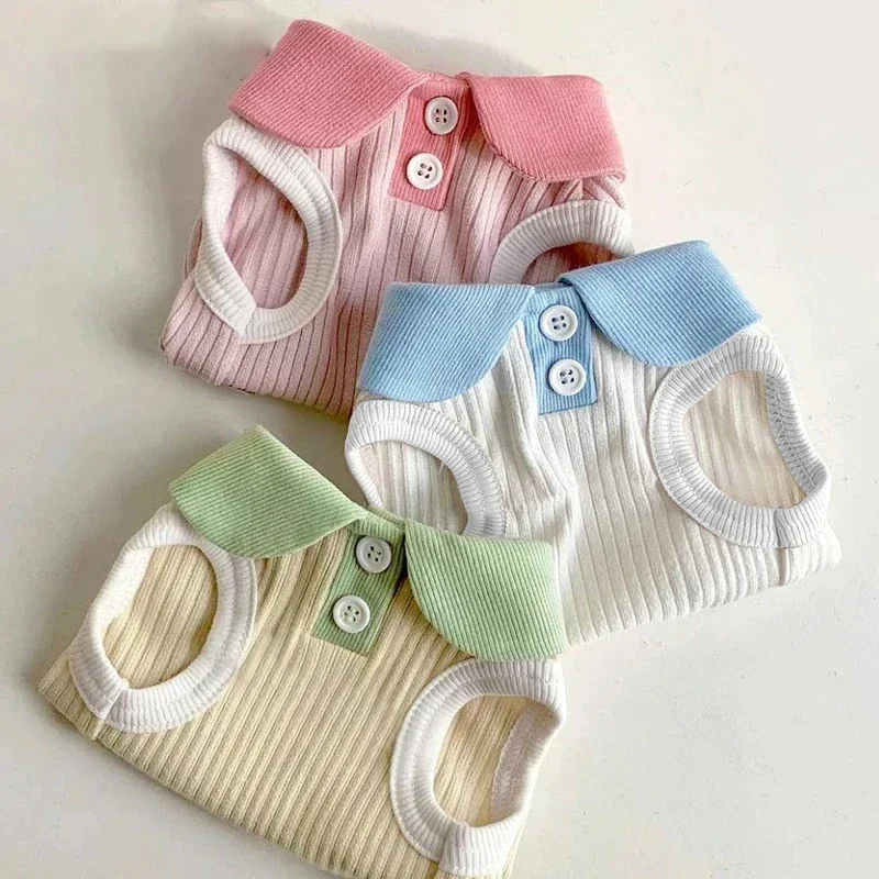 Summer Dog T-shirt Thin Dog Clothes for Small Medium Dogs Breathable Puppy Clothes Chihuahua Clothing Accessories pet dog shirt