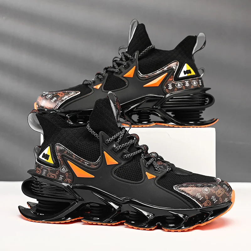 

Универсальные мужские кроссовки для бега, дышащие кроссовки, обувь для бега, модная Нескользящая спортивная обувь с Демпфированием, тренировочная обувь