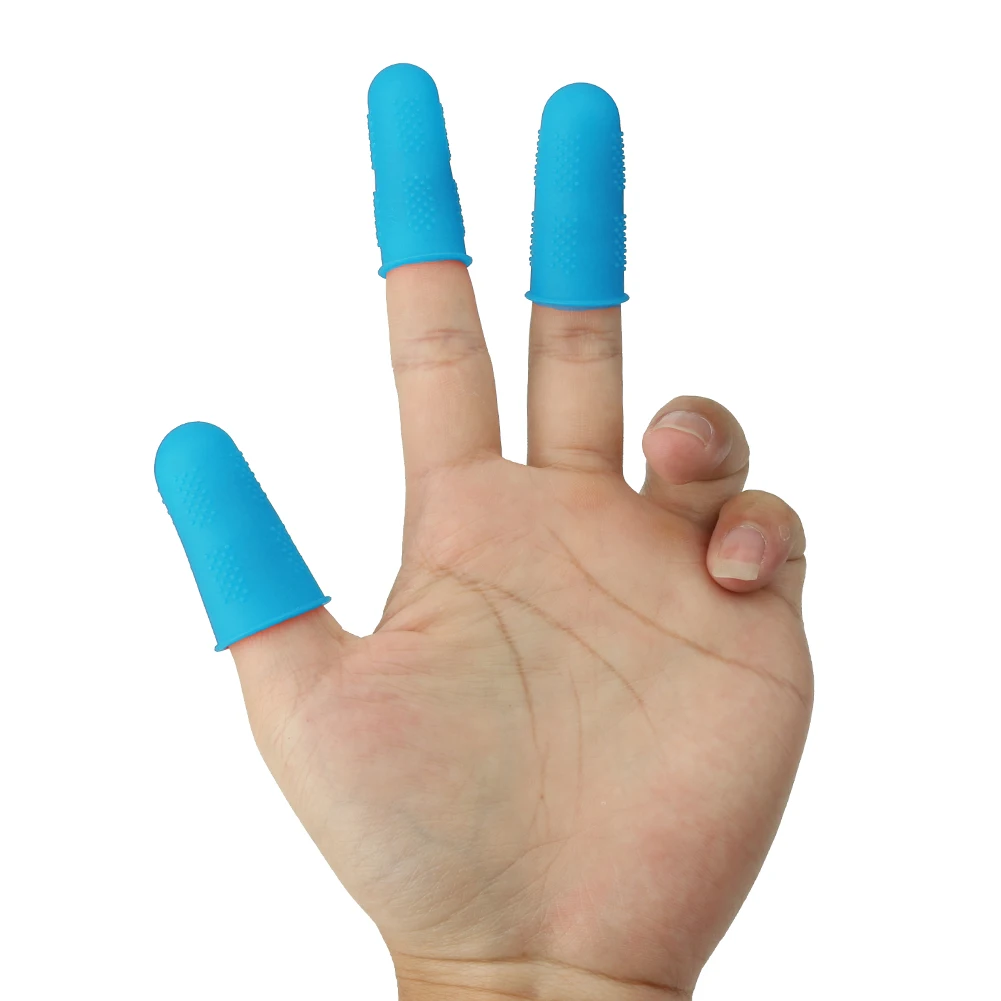 Anti-slip Hot Glue Gun Finger Caps Silicone Finger Cover Sleeve Protector