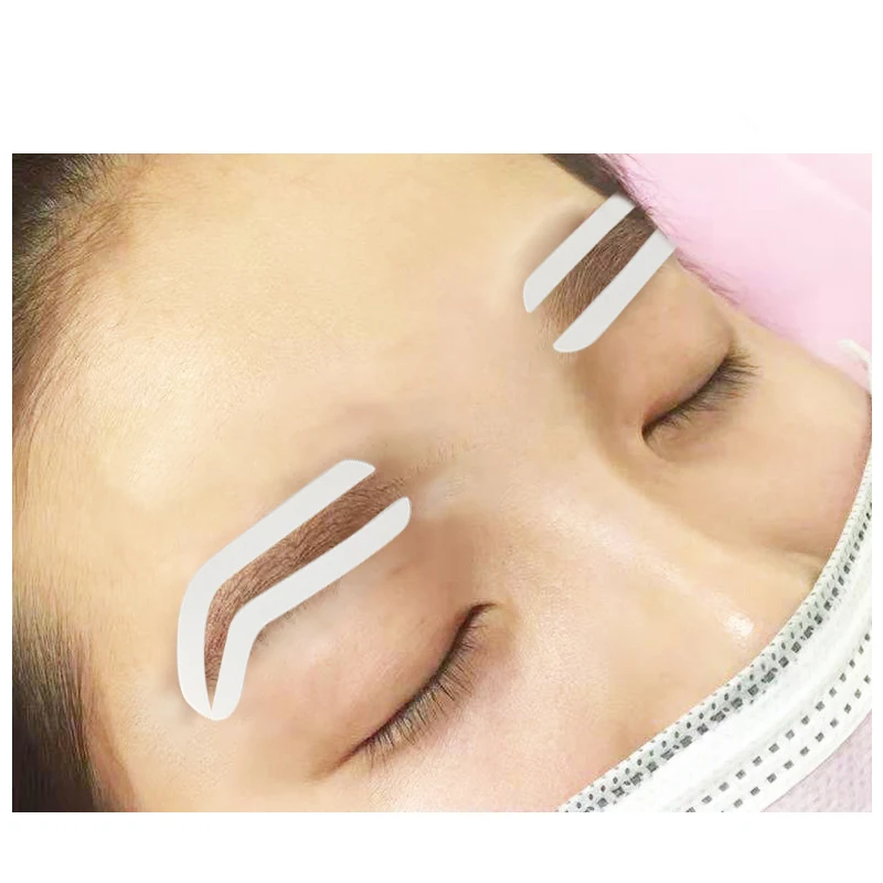 

12pcs Disposable Microblading Eyebrow Shaping Stencil Sticker Brow Drawing Guide Auxiliary Template Makeup Tool PMU Accessories