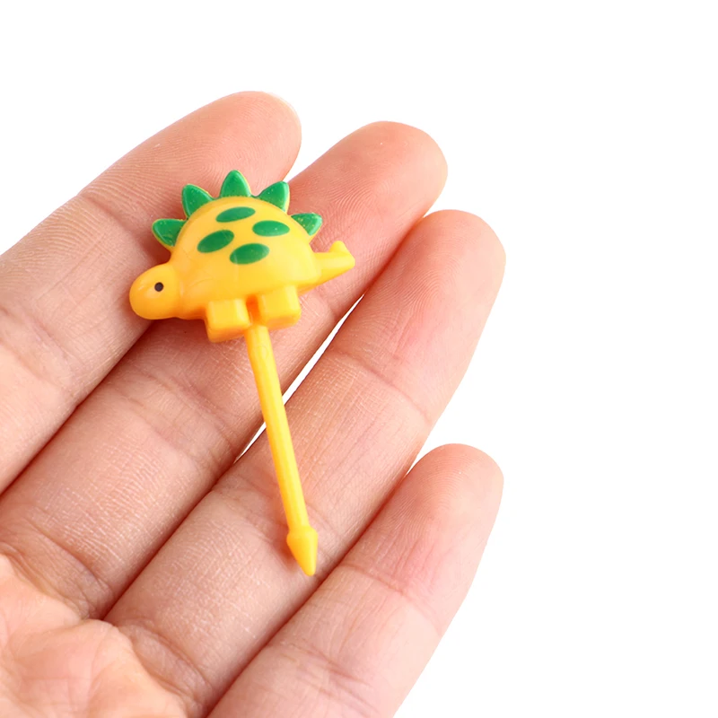 6-10pcs Mini Skewers Cute Cartoon Eyes Kawaii Lunch Bento Box Food Fruit Picks Fork Sticks et Sandwich Toppers Party Decor
