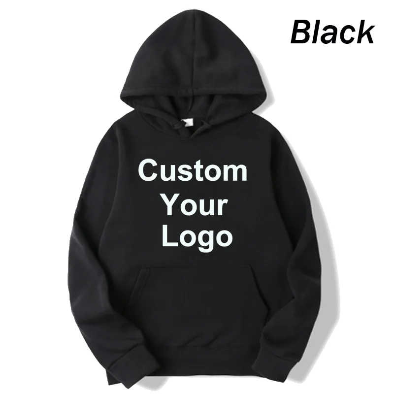 Custom Your Logo Hoodies Men/Women Customize Any Design Style Print Sweatshirt Hooded Autumn Spring Streetwear Hoody Hoodie 2