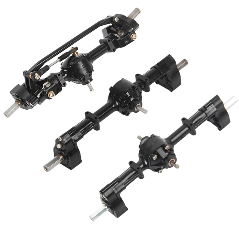 Frente Eixo Portal Traseiro Médio Conjunto para Wpl B16 B36 6x6 6wd 16 rc Peças de Reposição do Carro de Atualização Pcs - Imagem 3