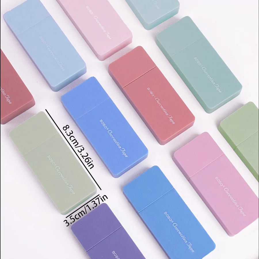 8pcs Correction Tape, Use length 48 meters/1889 inches, Simple Correction Tape, For School To Apply, Good-looking And Durable